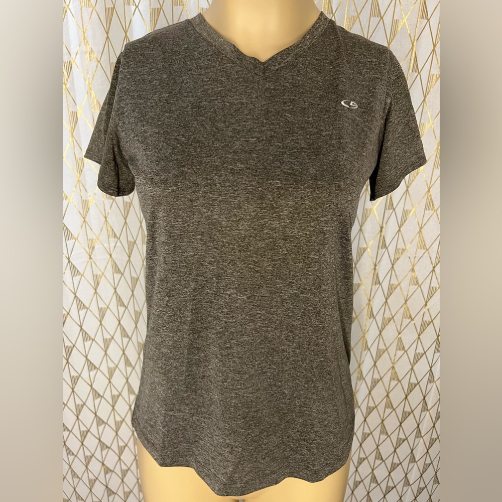 {Champion} Short Sleeve Gray Athletic Shirt - Size XL (14/16)